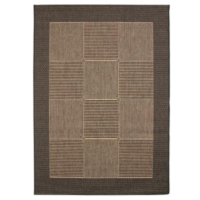 Tapis Suva  noir/marron 133x190