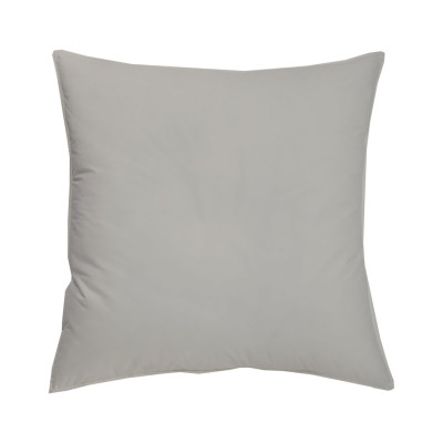 TAIE OREILLER 50x70cm COTON BIO - coloris cendre