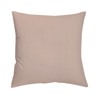 TAIE OREILLER 63x63cm COTON BIO - coloris rose