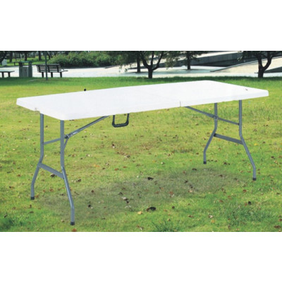 Table TTP180 HDPE pliante blanc